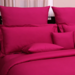 Deep-Pink-Bed-Sheet-with-2-Pillows