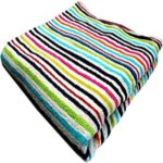 Colorful lining Towels