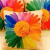 Big Flower Print Cushions