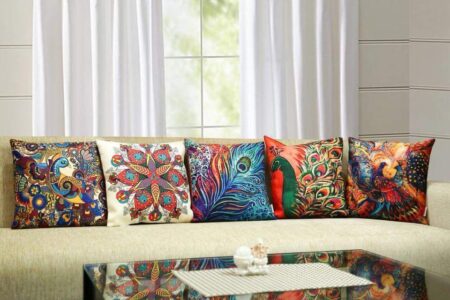 Colored Prints Cushions