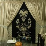 Golden Shinny Curtains for Wedding Hall
