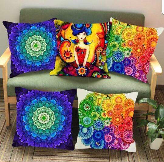 Multi Color Printed Cushions