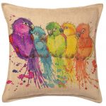 Parrot Printed Design Cushions