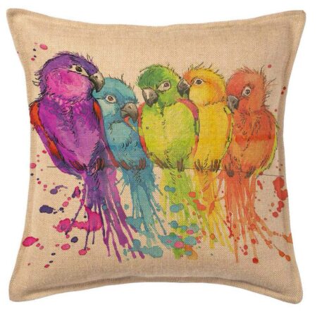 Parrot Printed Design Cushions