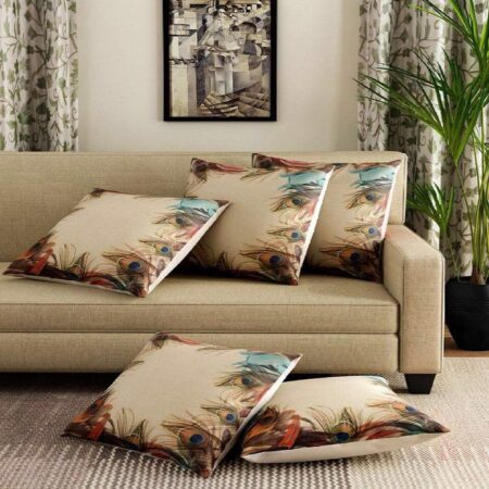 Peacock wings Print Cushions