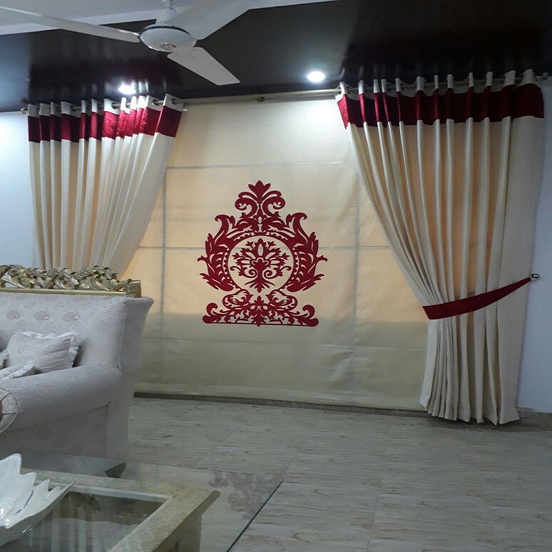 Red-Off-White-Curtain-for-Wedding-Hall