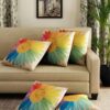 Sun Flower Print Cushions