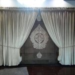 Wedding Room Brown Curtains