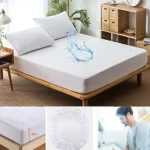 Single Fitted Waterproof Mattress Cover