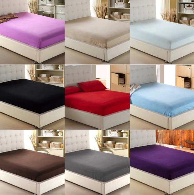 Fitted Waterproof Mattress King Size with Colors