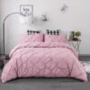 Baby Pink Double Quilt Cover Set 8PCS Design