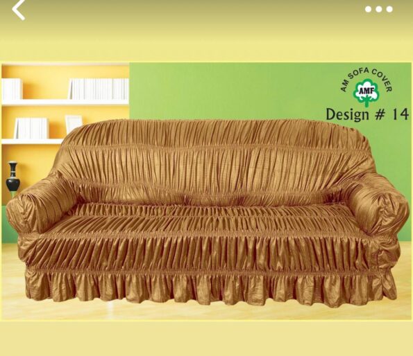 Golden Sofa Cover