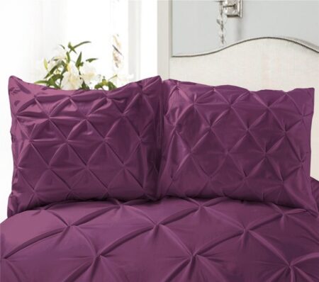 Purple Double Duvet Cover Set 8PCS