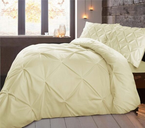 Soft Gold Double Duvet Cover Set 8PCS