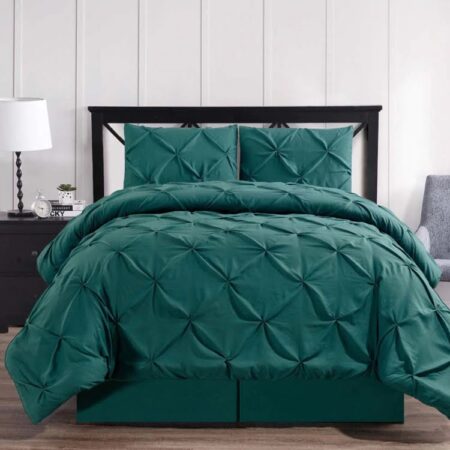 Teal Double Duvet Cover Set 8PCS