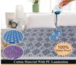 Printed Fitted Waterproof Mattress Cover King Size