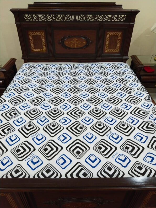 Printed Fitted Waterproof Mattress Cover King Size