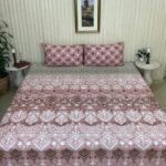 Pinkish Printed Comforter Set ( 6 PCS – 8 PCS )