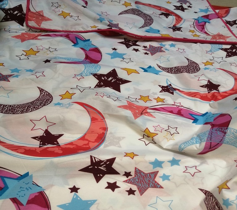 Star Moon Bedding With 1 Pillow (2)