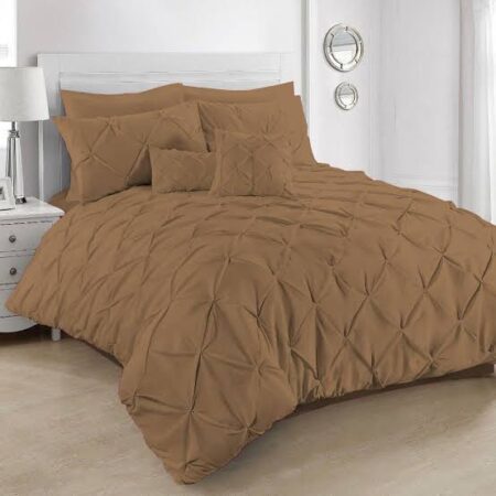 Diamond Brown Duvet Cover Set 8PCS