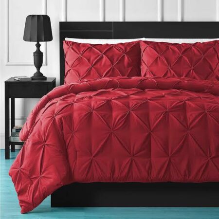 Diamond Red Duvet Cover Set 8PCS