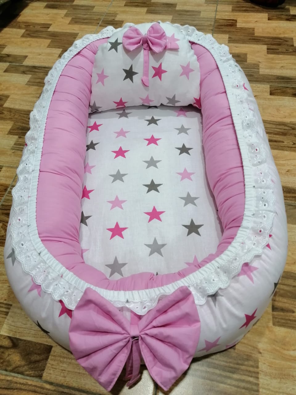 Stars Pink Design Baby Nest - 5 PCS for Sale