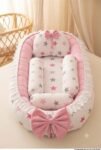 Stars Pink Design Baby Nest – 5 PCS