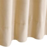 Off White Velvet Curtains Premium Quality ( Set of 2 Pcs )