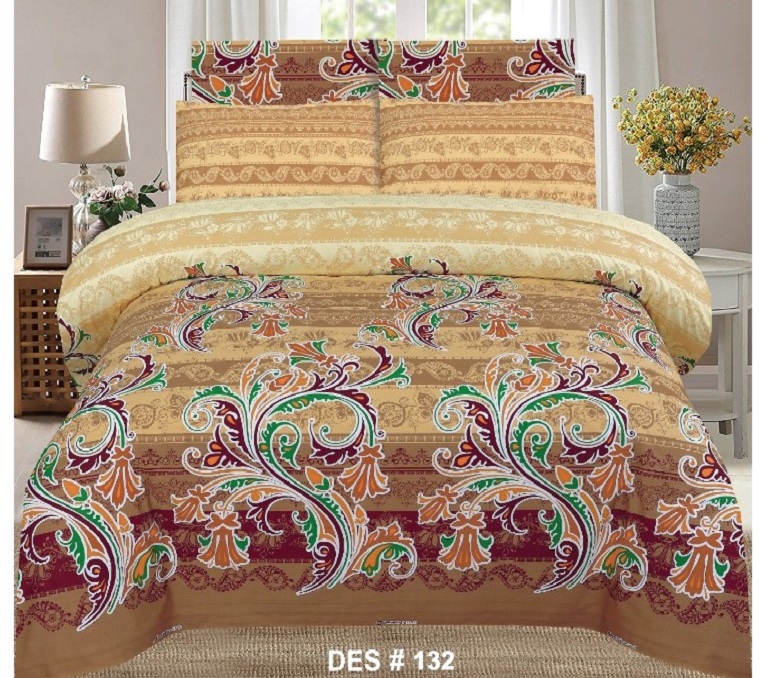 Dyed Design Printed Comforter Set ( 6 PCS – 8 PCS )