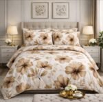 Flower Printed Comforter Set ( 6 PCS – 8 PCS )52 PM