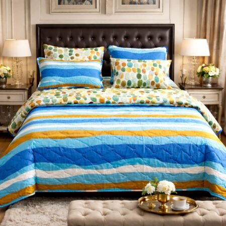Beautiful Printed Comforter Set ( 6 PCS – 8 PCS )