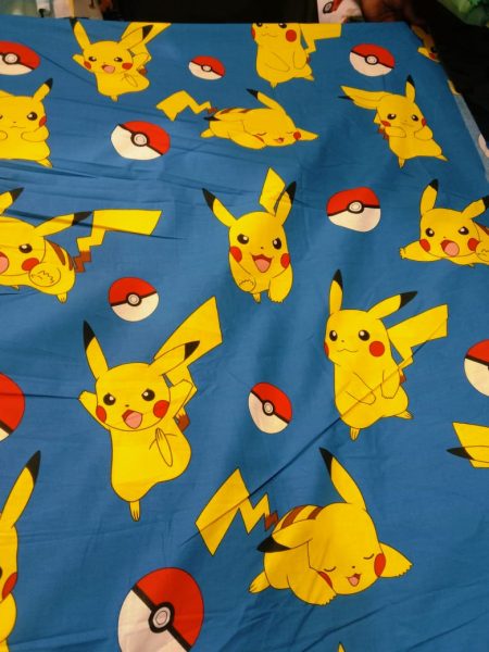 Pikachu Character Kids Bed Sheet