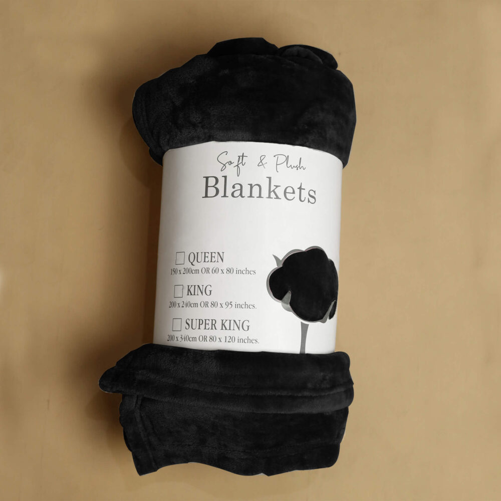 Black Fleece AC Blankets