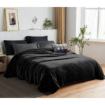 Black Fleece AC Blankets (2)