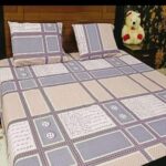 Box Printed Sheet With 2 Pillow Covers