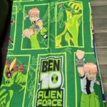 Ben 10 Green Kids Bed Sheet