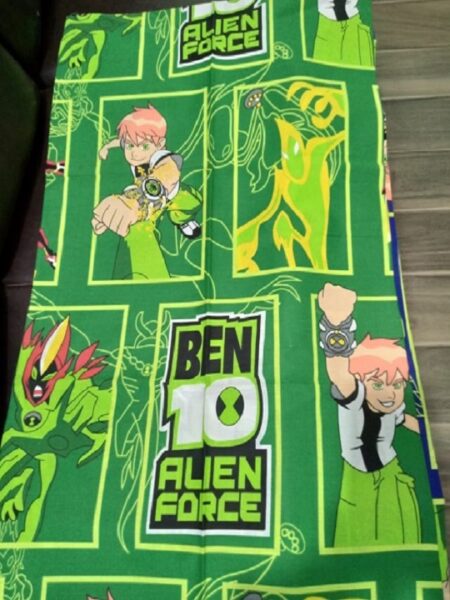 Ben 10 Green Kids Bed Sheet