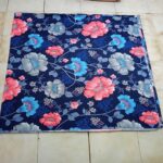 Blue Pink Flowers Printed Bedding With 2 Pillow Covers – 3 PCS
