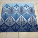 Blue Printed Leaf Bedding With 2 Pillow Covers – 3 PCS
