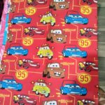 Cars Red Kids Bed Sheet