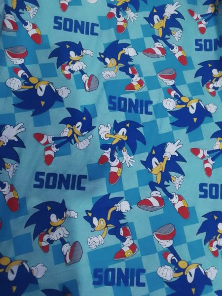 Sonic the Hedgehog Character Kids Bed Sheet