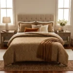 Royal Walnut Paisley Luxury Bedding Set