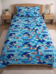 Sonic the Hedgehog Character Kids Bed Sheet