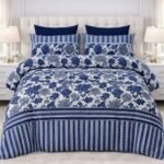 Flowers Colours Printed Bed Sheet With 2 Pillow Covers