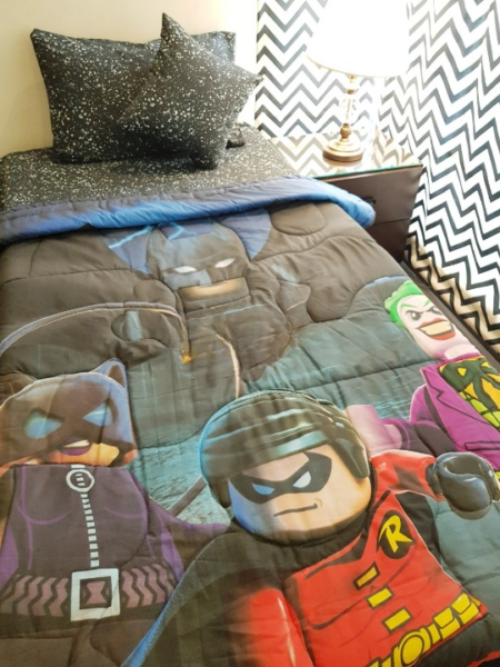 Batman Fighter Characters Kids Bed Sheet