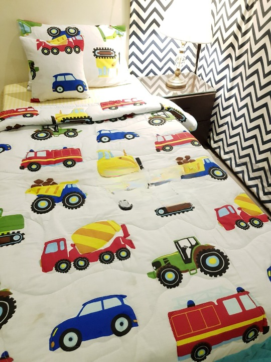 Car Kids Bed Sheet