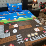 Mario Game Kids Bed Sheet