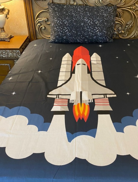 Rocket Kids Bed Sheet