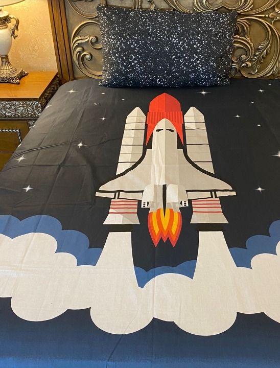 Rocket Kids Bed Sheet