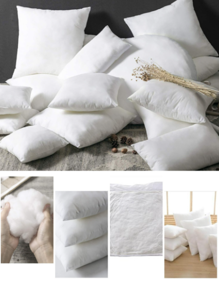 White Filled Cushions